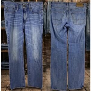American Eagle Outfitters Original Straight Denim Blue Jeans Men's Size 29x32
